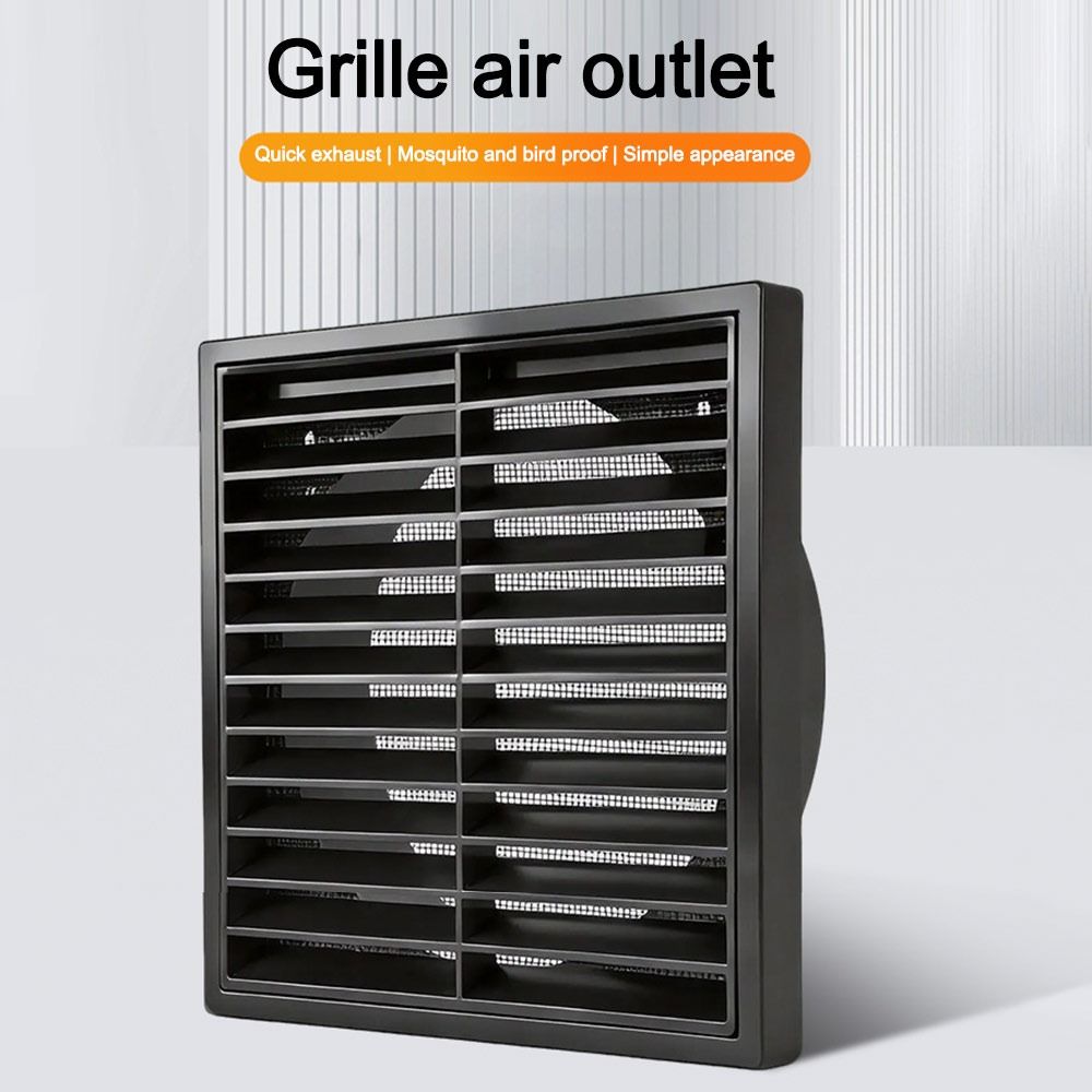 Ventilation Grille Aluminum - Penutup Kisi Ventilasi Udara 4/5/6/8 Inci