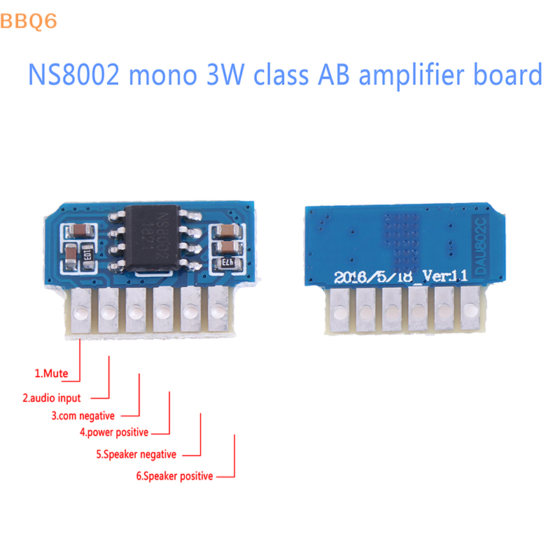 Audio Amplifier Board - *1/2/5Pcs DC 3V 3.7V 5V Kelas