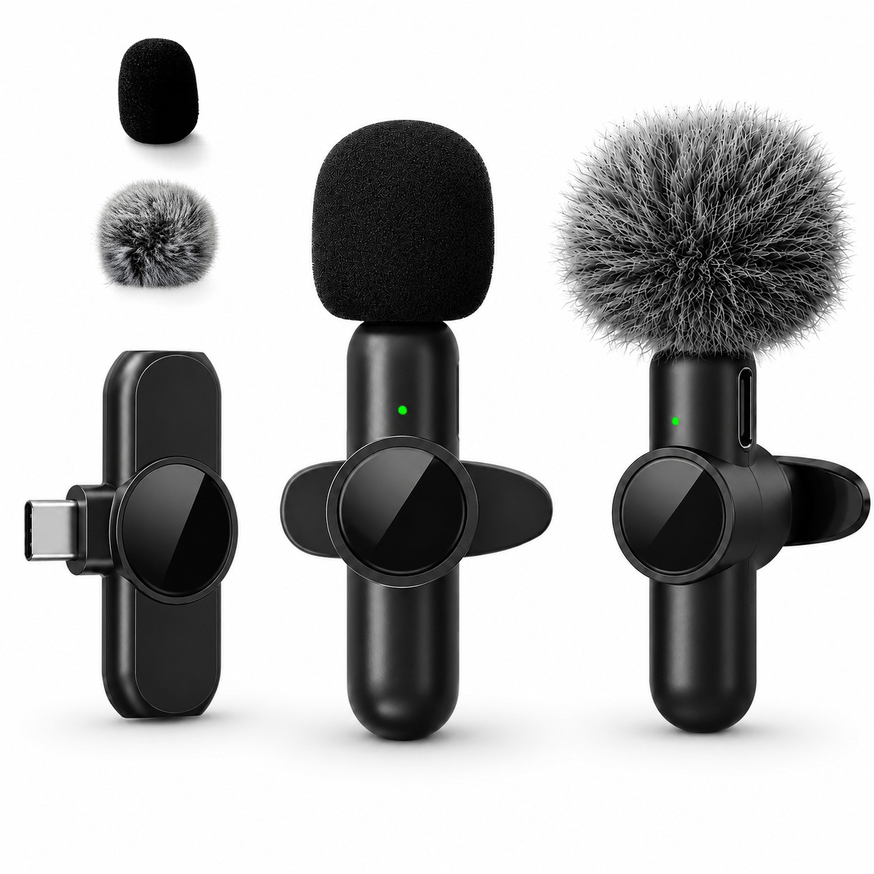 Microphone Capsule - Mikrofon Lapel Nirkabel, Peredam Kebisingan, Cocok