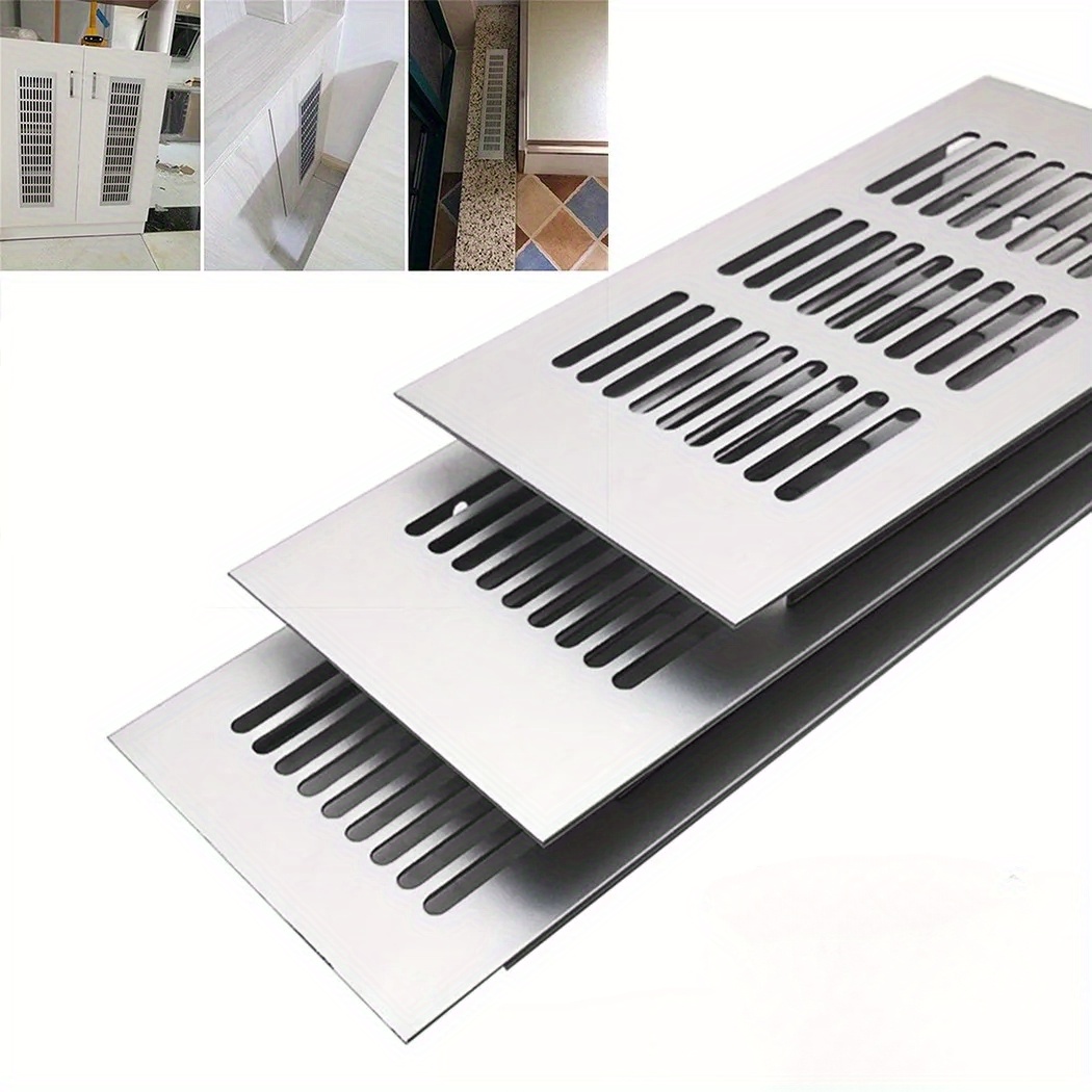 Ventilation Grille Aluminum - 2 Buah Kisi Ventilasi 80Mm Paduan
