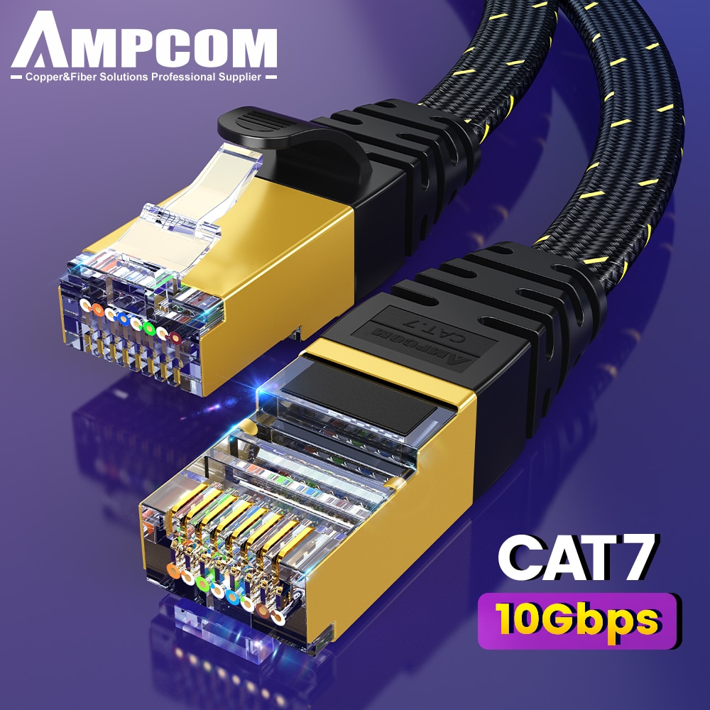 Rj45 Jack - AMPCOM CAT7 kabel Ethernet kabel Lan