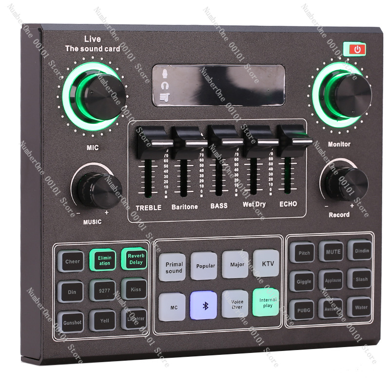 Usb Sound Card - Set Mikrofon Kartu Suara V9 USB