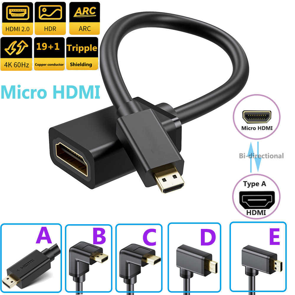 Mdi Cable - Adaptor Kabel Micro HDMI ke HDMI