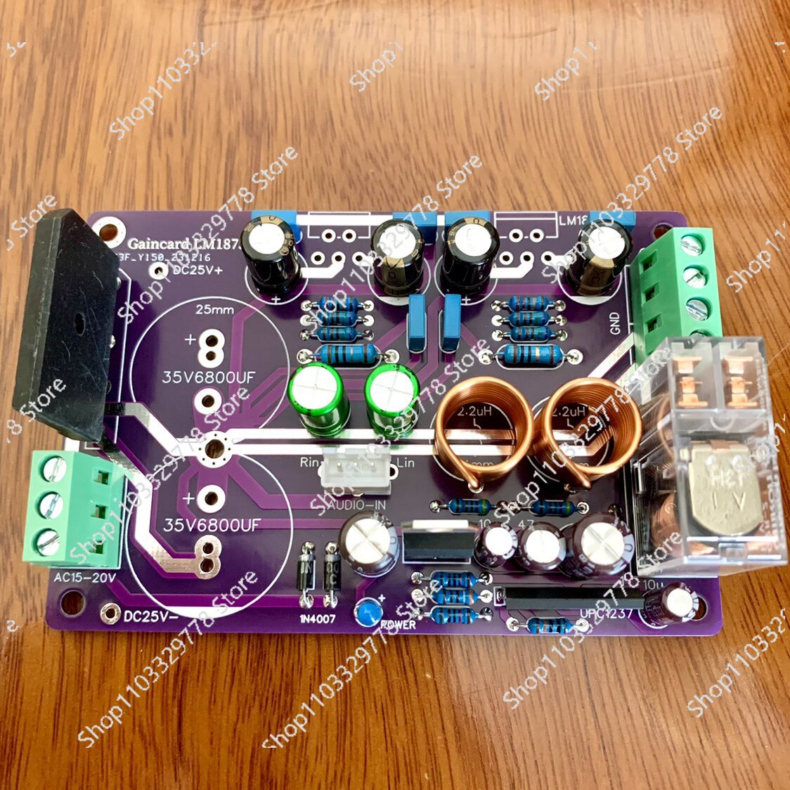 Hifi Amplifier Board - Papan penguat daya versi GC yang
