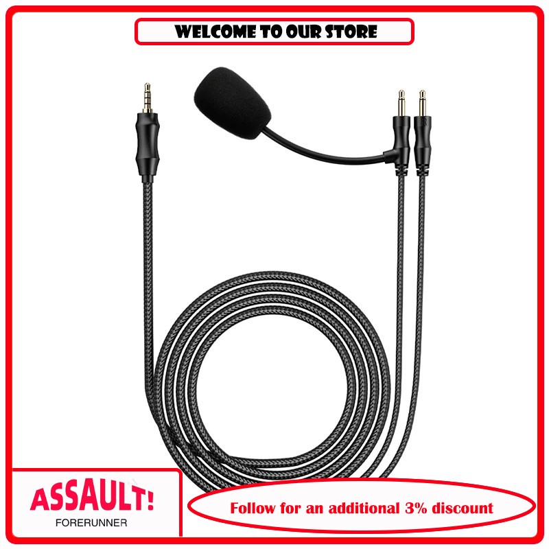 Trs Cable - FiiO LL-3.5A Earphone Gaming dengan Mikrofon
