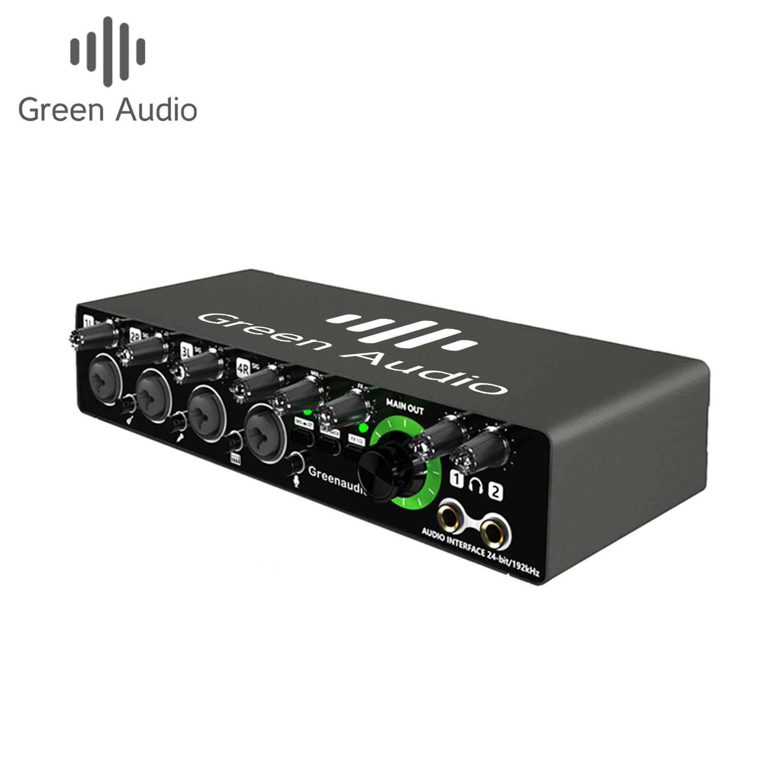 Audio Interface - Kartu Suara Audio USB GAX-MD44 Green