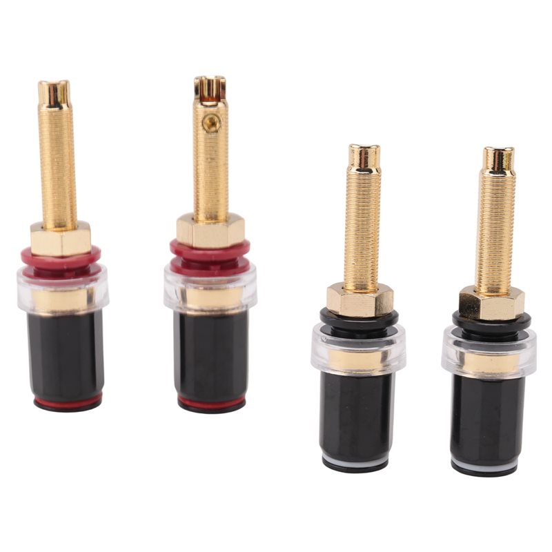 Banana Plug - [tersedia] 4Pcs Terminal Speaker Hifi Binding