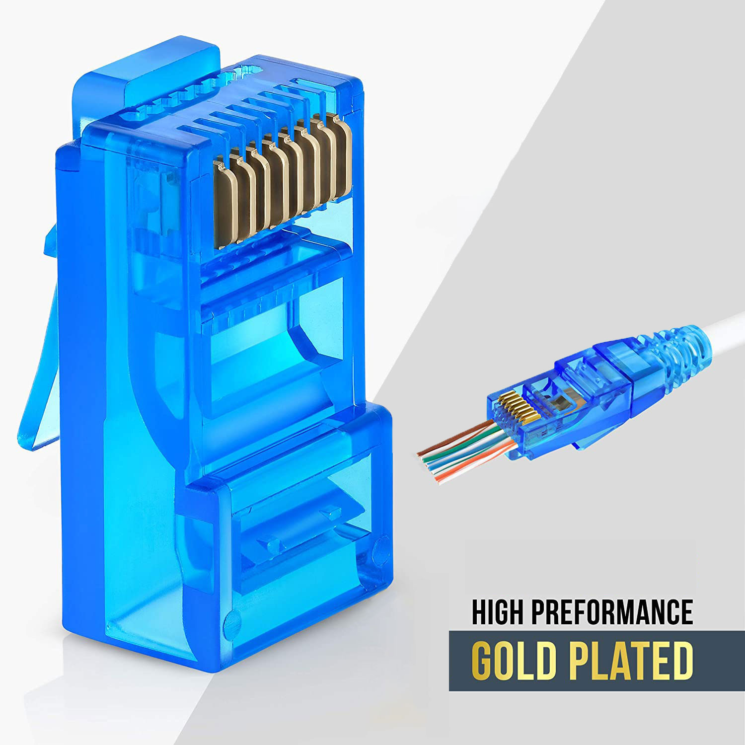 ZoeRax 100Pcs RJ45 Cat6 konekt - Rj45 Jack ulasan dan harga
