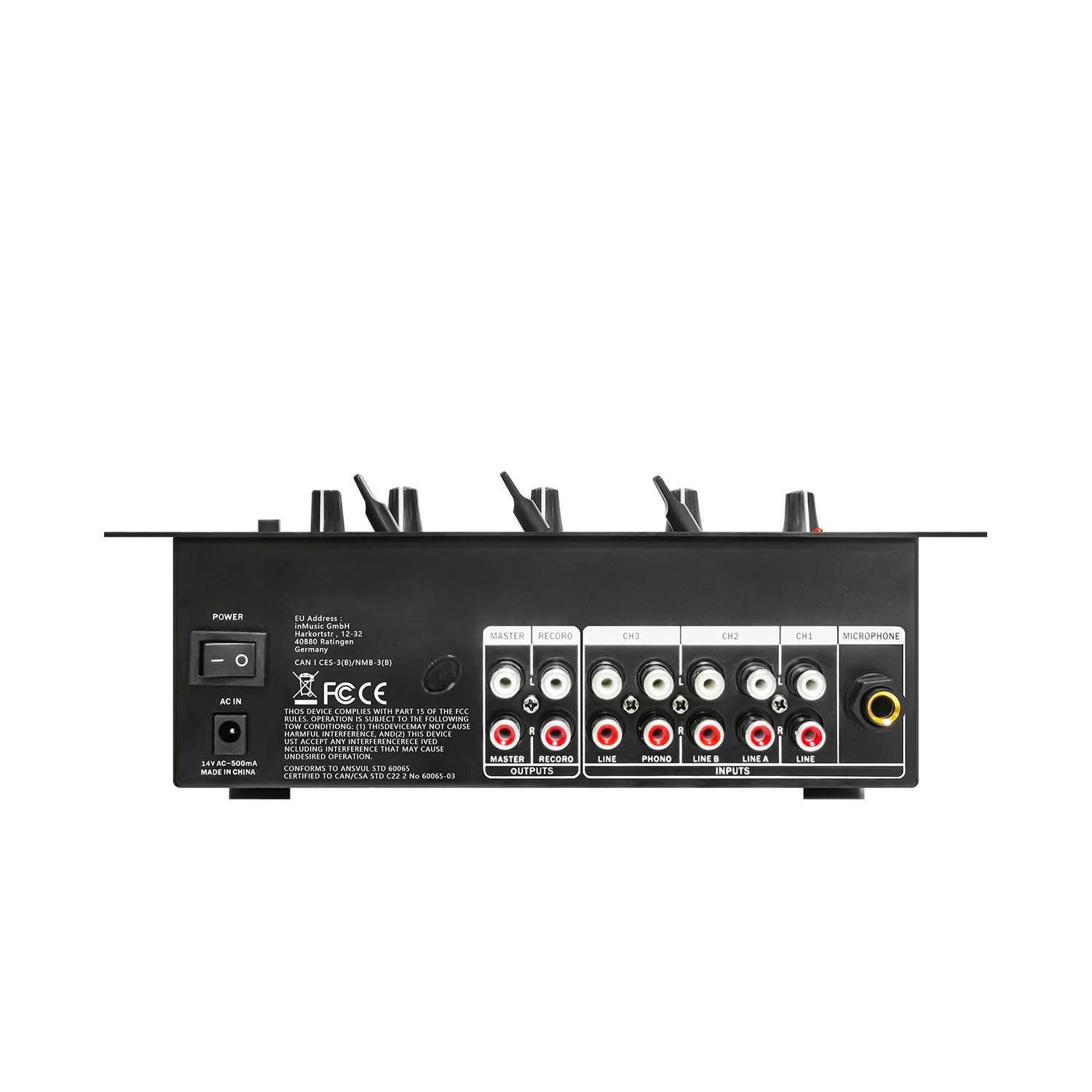 Mixer DJ 4-Channel, Konsol Mix - Audio Interface ulasan dan harga