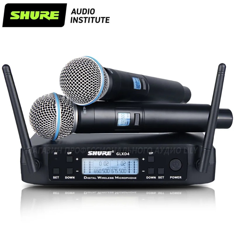 Shure GLXD4 BETA 58A Sistem Mi - Ribbon Microphone ulasan dan harga