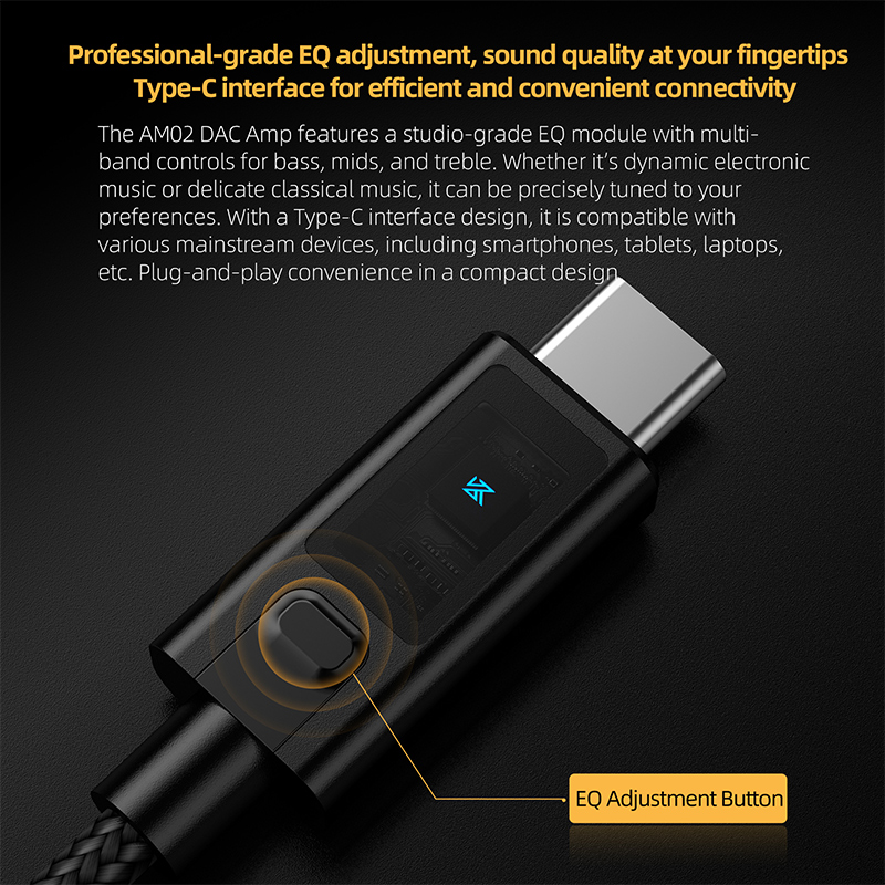 KZ AM02 TYPE-C KE 3.5 Menginte - Headphone Amplifier ulasan dan harga