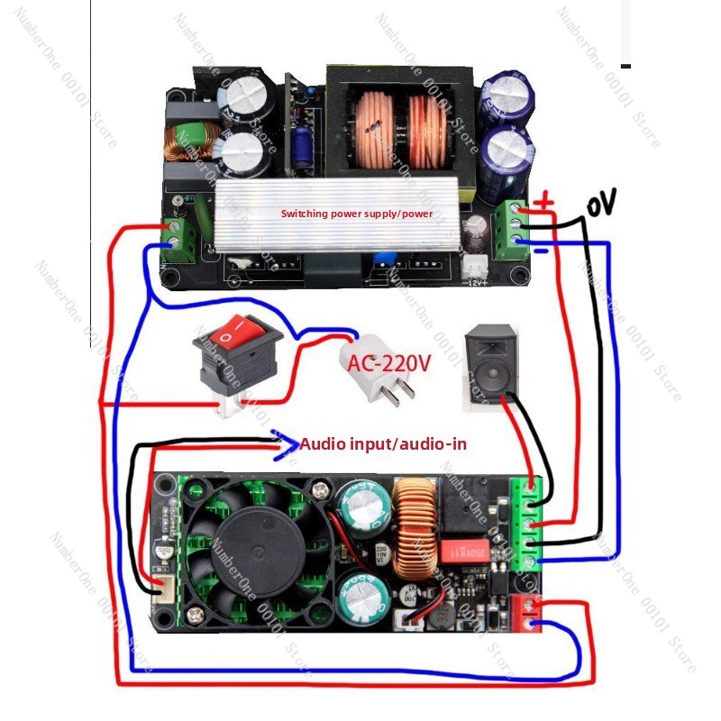Papan Amplifier Mono Kelas D I - Hifi Amplifier Board ulasan dan harga
