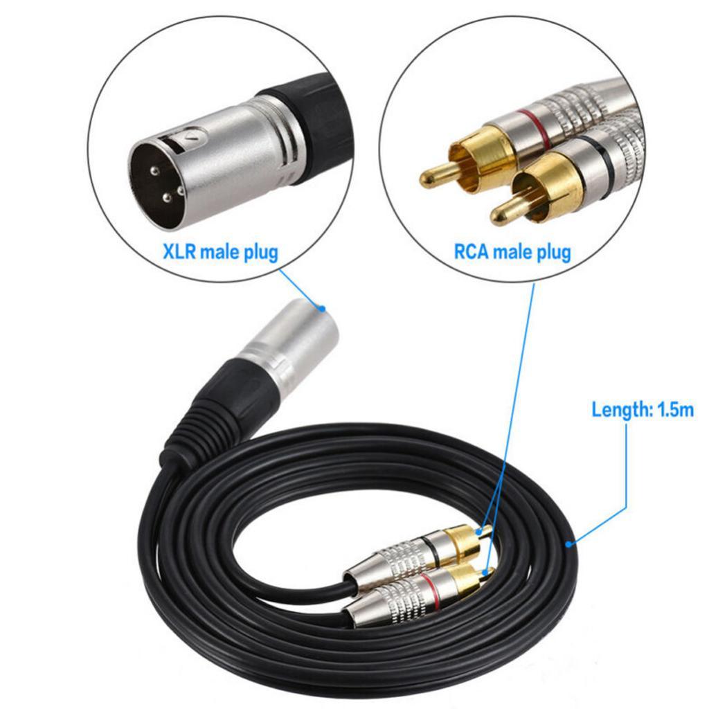 Kabel Pemisah Audio XLR ke Kon - Rca Cable ulasan dan harga