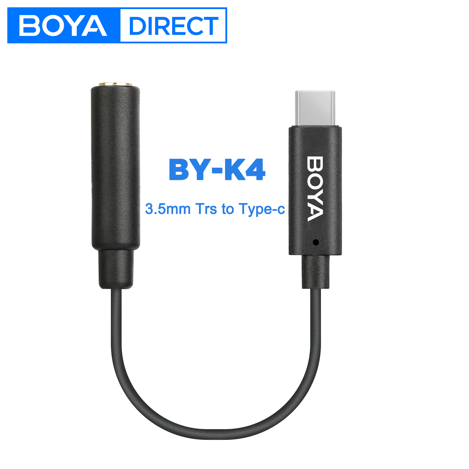 BOYA BY-K4 6cm 3.5mm TRS Femal - Trs Cable ulasan dan harga