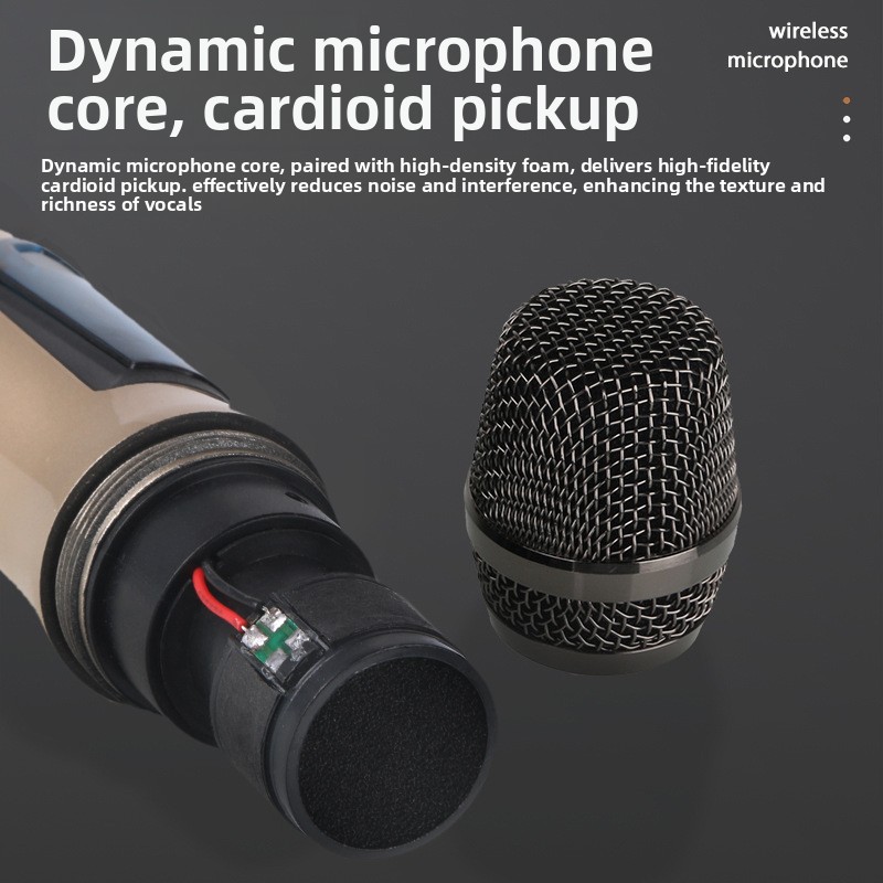 Mikrofon Nirkabel 2 Saluran UH - Ribbon Microphone ulasan dan harga