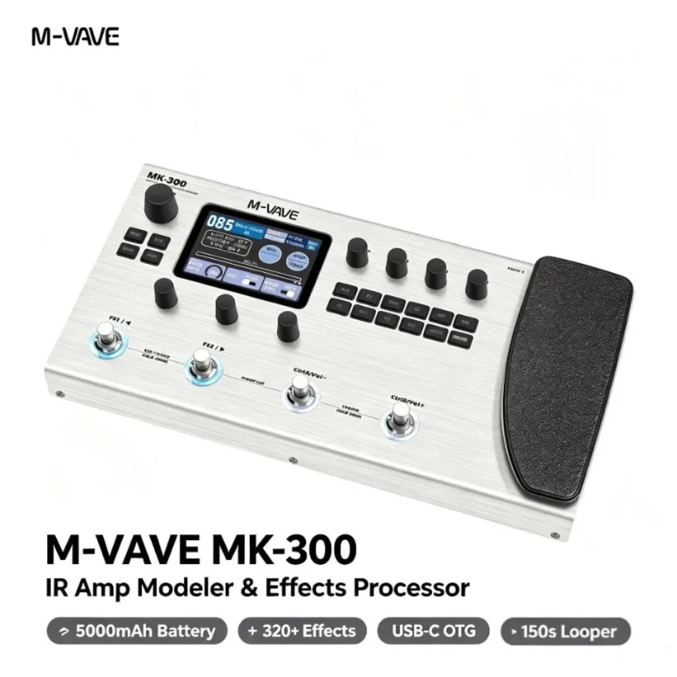 M-VAVE MK-300 Prosesor Pemodel - Audio Interface ulasan dan harga