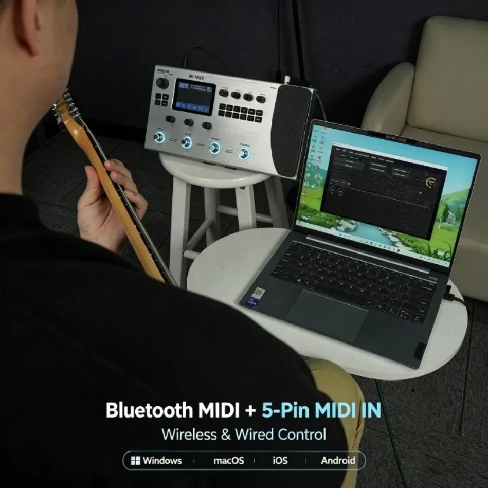 M-VAVE MK-300 Prosesor Pemodel - Audio Interface ulasan dan harga