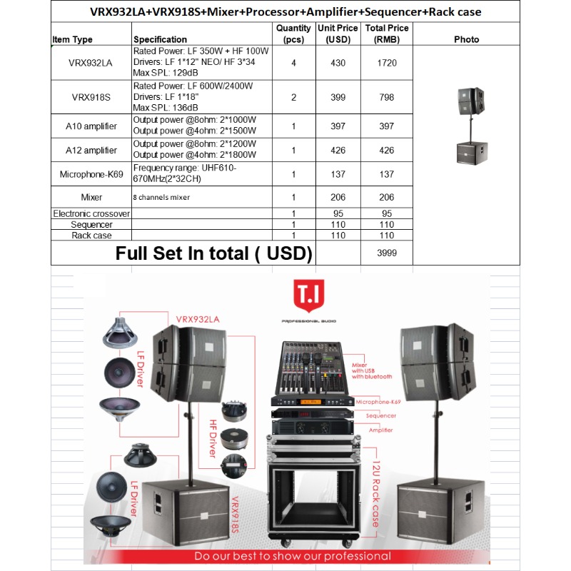 Set Speaker PA Pasif Dua Arah  - Full Range Speaker ulasan dan harga