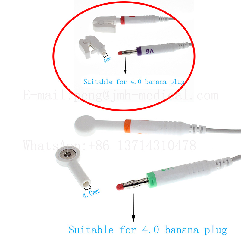 ECG EKG Lead Wires Holter Cabl - Banana Plug ulasan dan harga