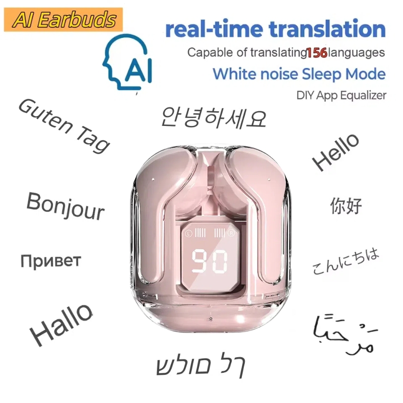 Earphone Bluetooth AI Translat - Full Range Speaker ulasan dan harga