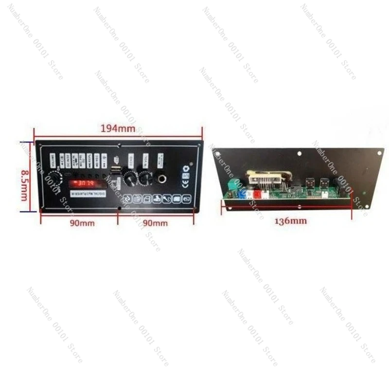 Papan Amplifier Speaker Blueto - Diy Speaker ulasan dan harga