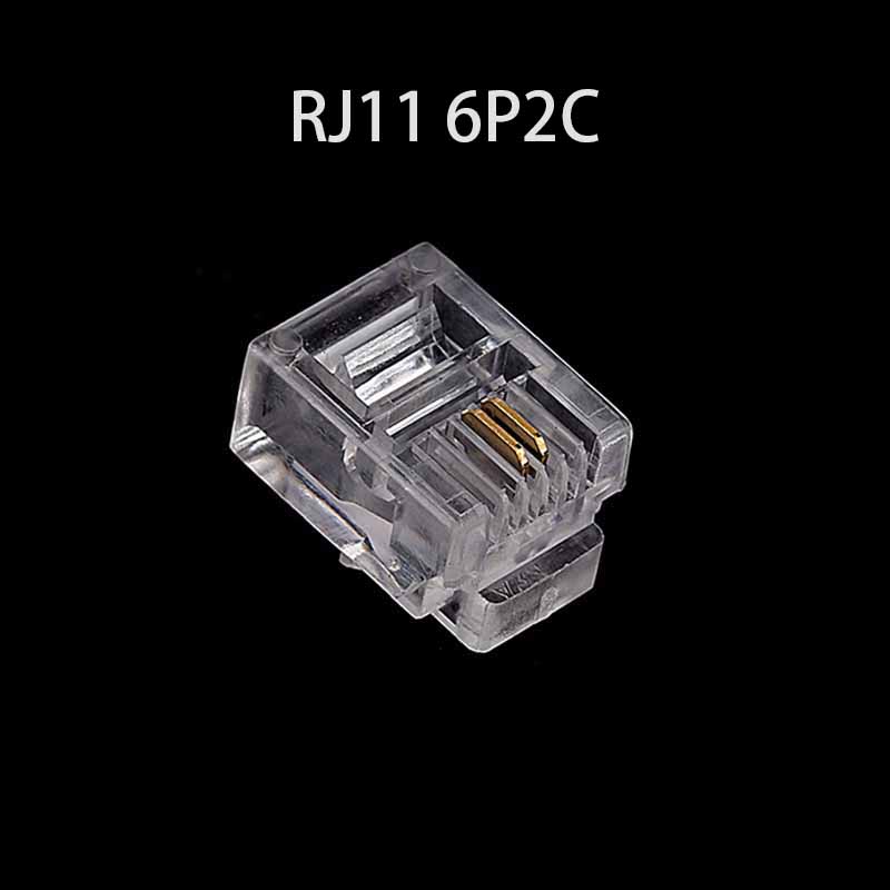 20/50/100 Buah RJ11 6P2C 6P4C  - Rj45 Jack ulasan dan harga