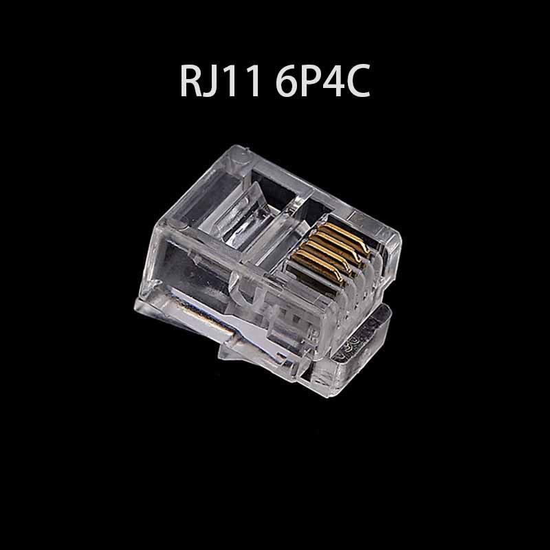 20/50/100 Buah RJ11 6P2C 6P4C  - Rj45 Jack ulasan dan harga