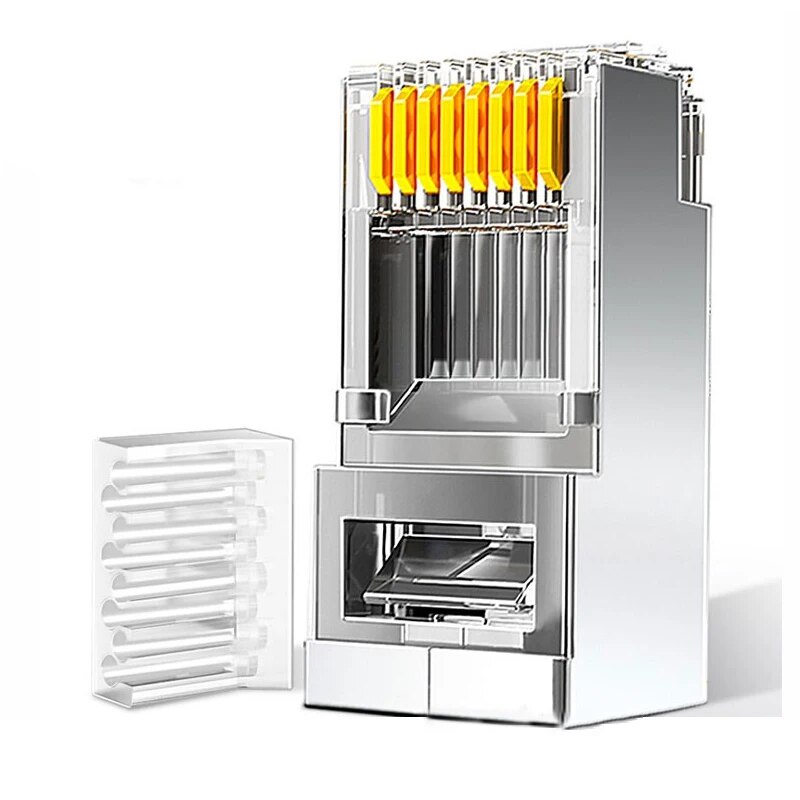 ZoeRax 50 buah konektor RJ45 C - Rj45 Jack ulasan dan harga