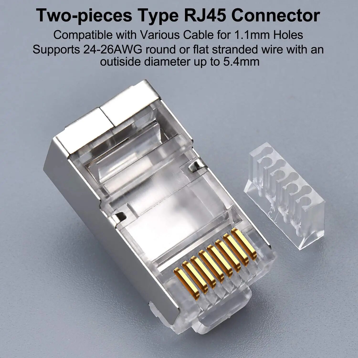 ZoeRax 50 buah konektor RJ45 C - Rj45 Jack ulasan dan harga