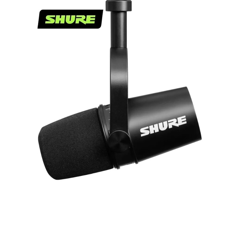 Mikrofon Dinamis Shure MV7 Hyb - Usb Sound Card ulasan dan harga