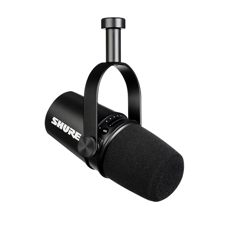Mikrofon Dinamis Shure MV7 Hyb - Usb Sound Card ulasan dan harga