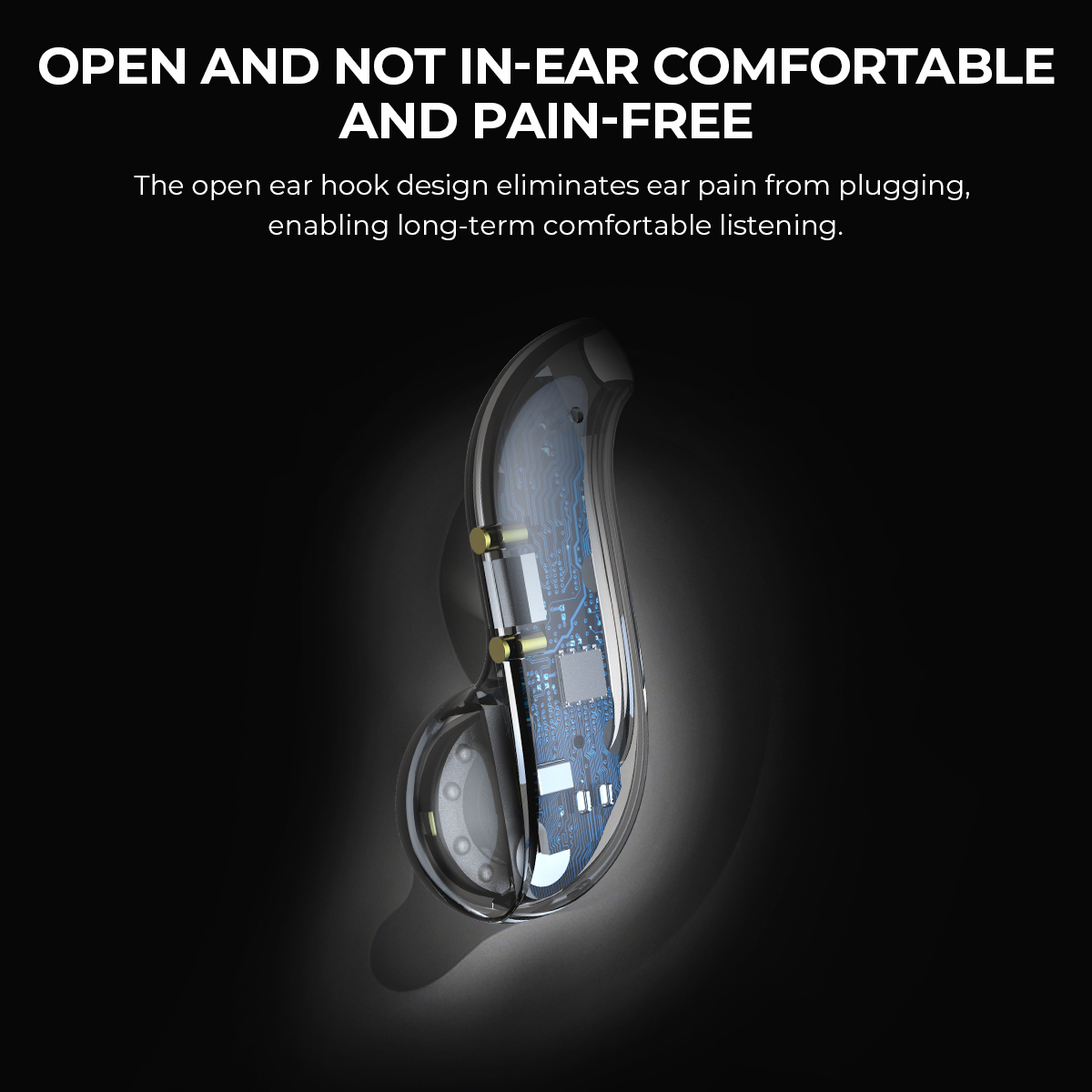 Headphone Bluetooth Open-ear H - Woofer ulasan dan harga
