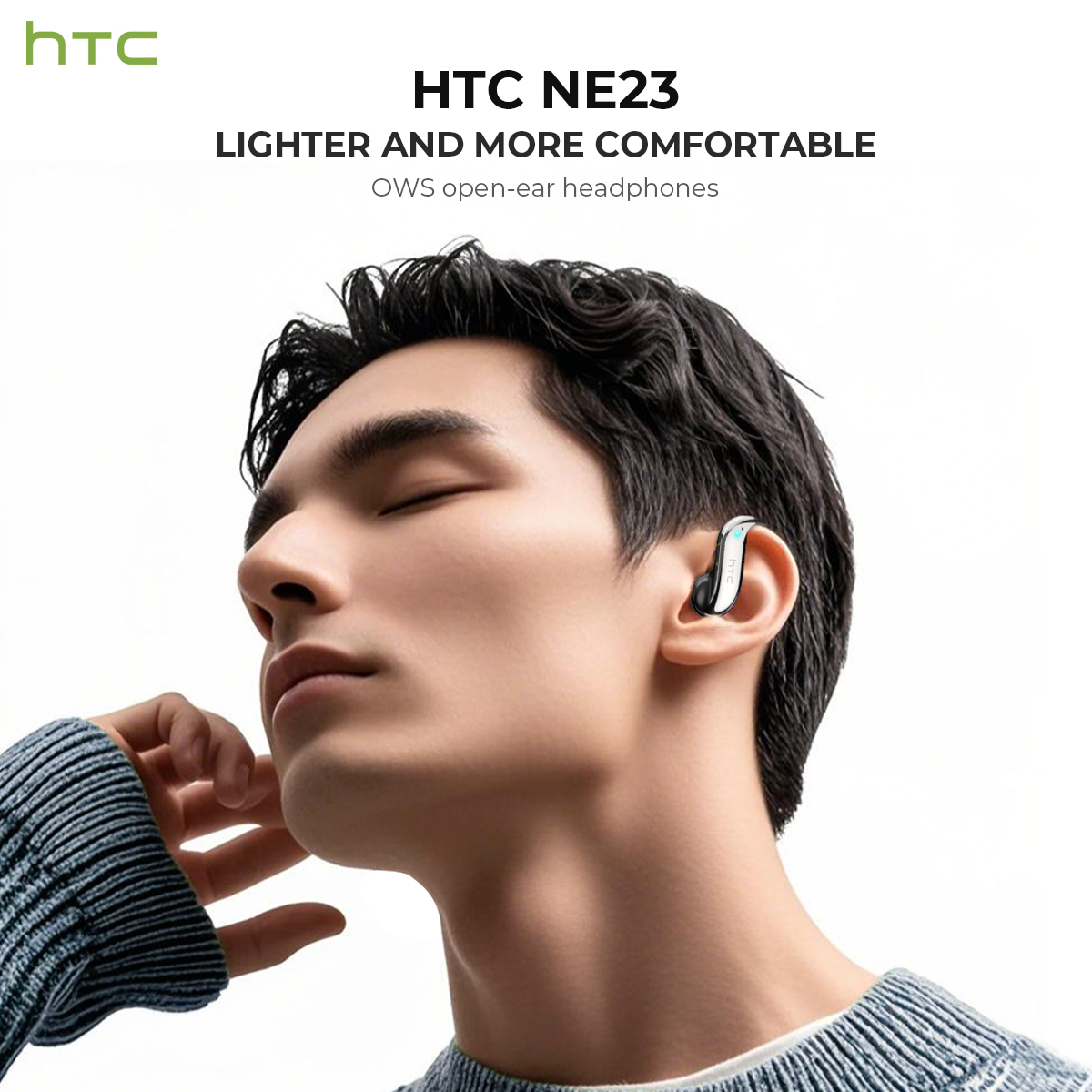 Headphone Bluetooth Open-ear H - Woofer ulasan dan harga
