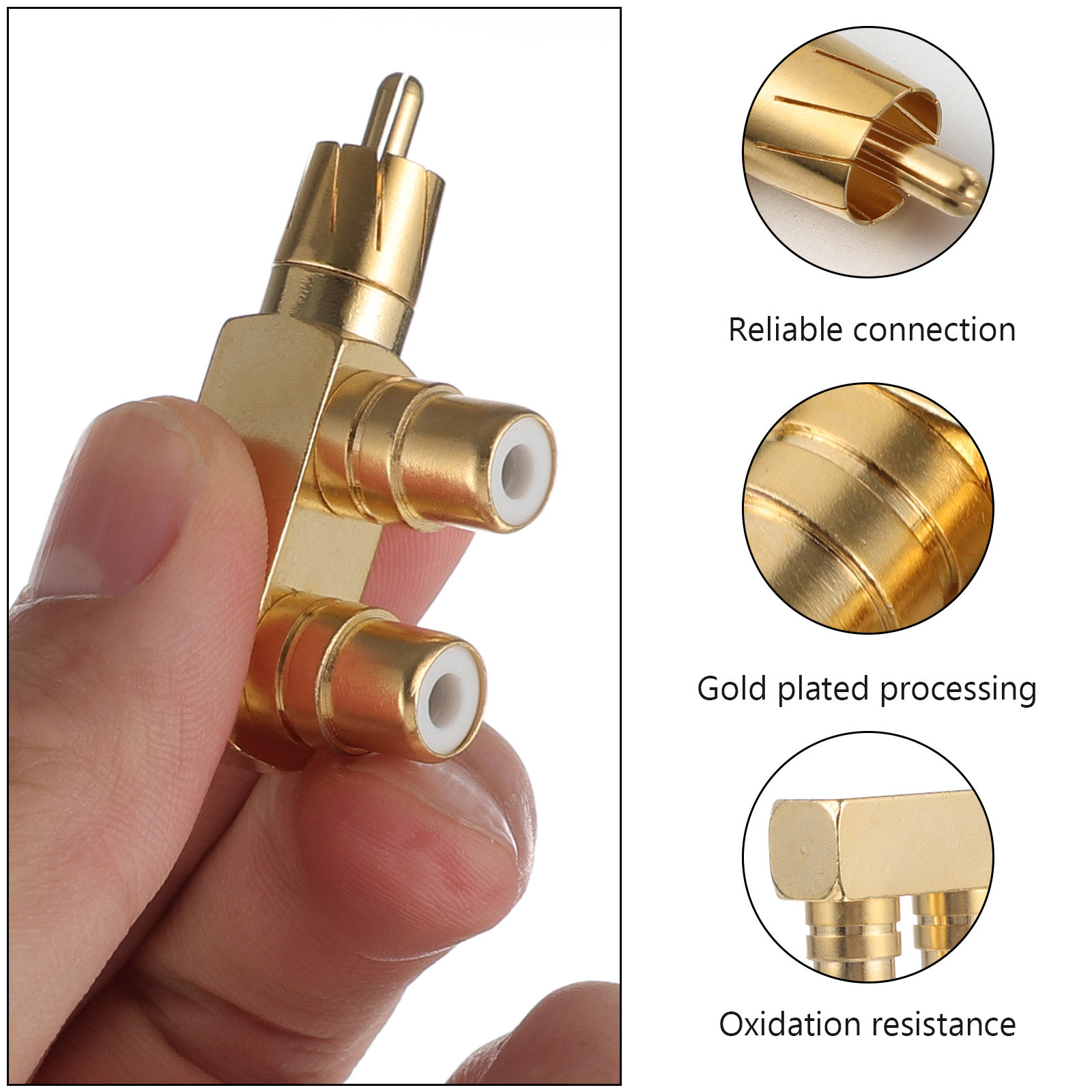 2 buah Adaptor Audio, Pemisah  - Subwoofer ulasan dan harga