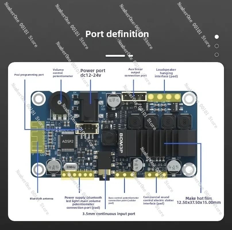 BDM3P Amplifier Bluetooth 5.3  - Diy Speaker ulasan dan harga