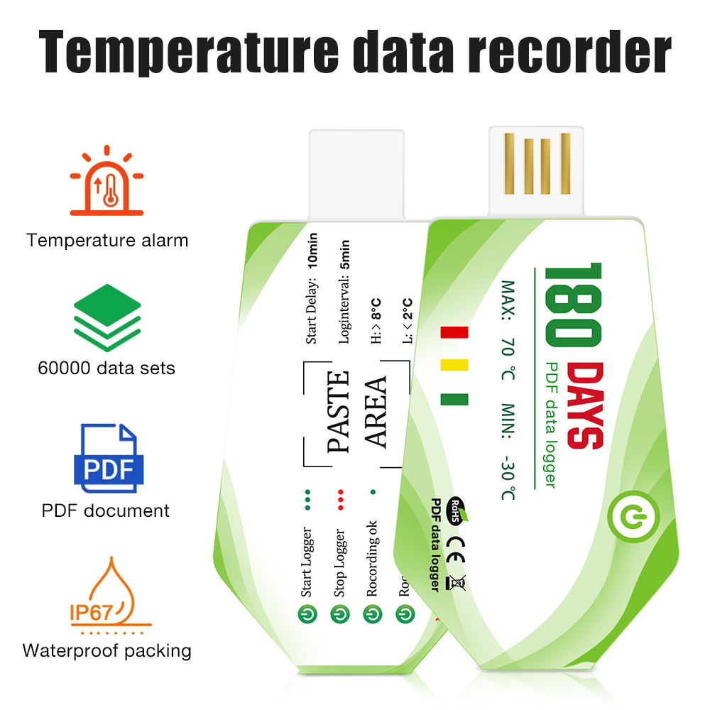 Pencatat Data Suhu USB 180 Har - Usb Sound Card ulasan dan harga