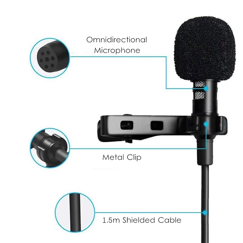 Mikrofon Lavalier Mini Portabe - Microphone Capsule ulasan dan harga