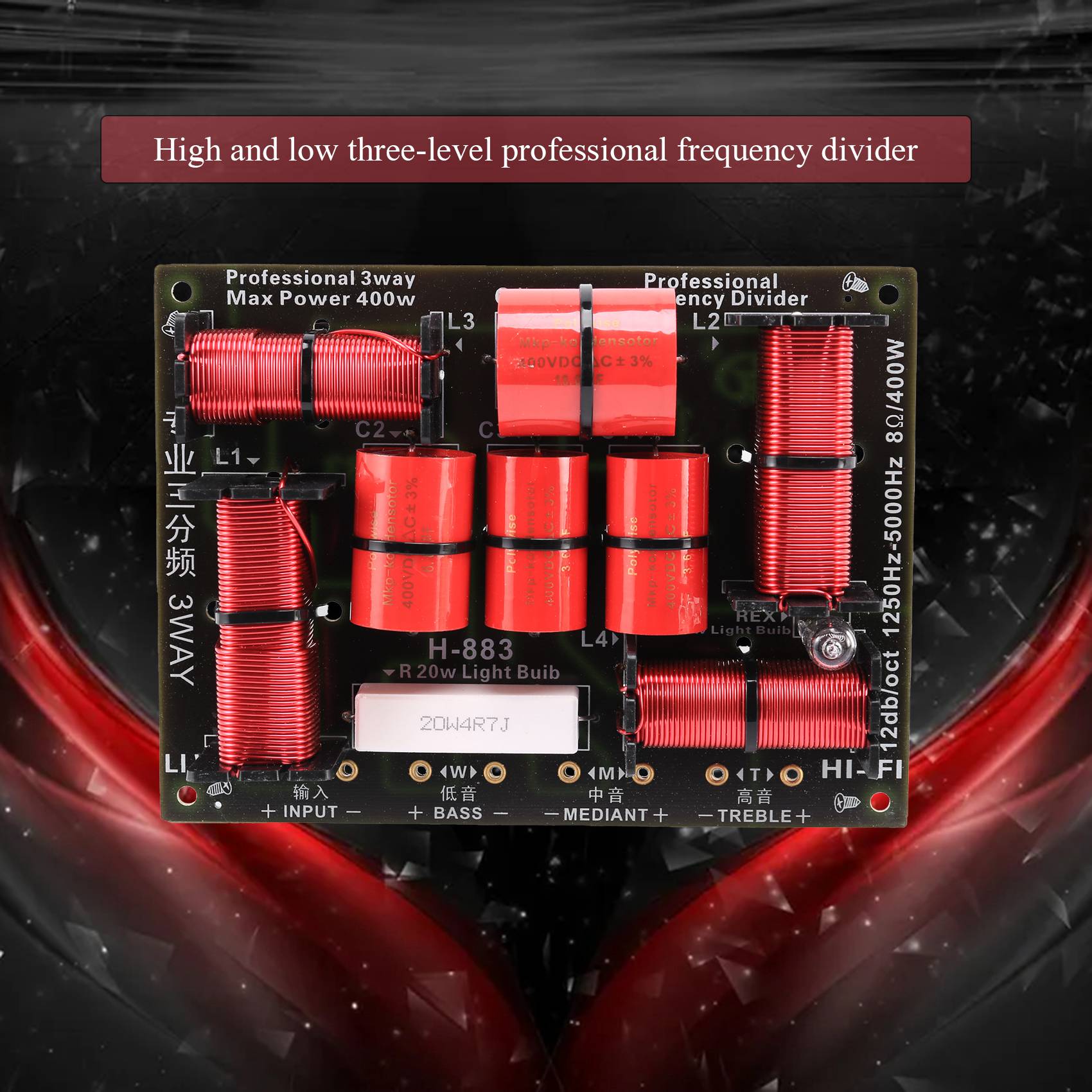 Excellent-400W 3 Way Crossover - Speaker Crossover ulasan dan harga