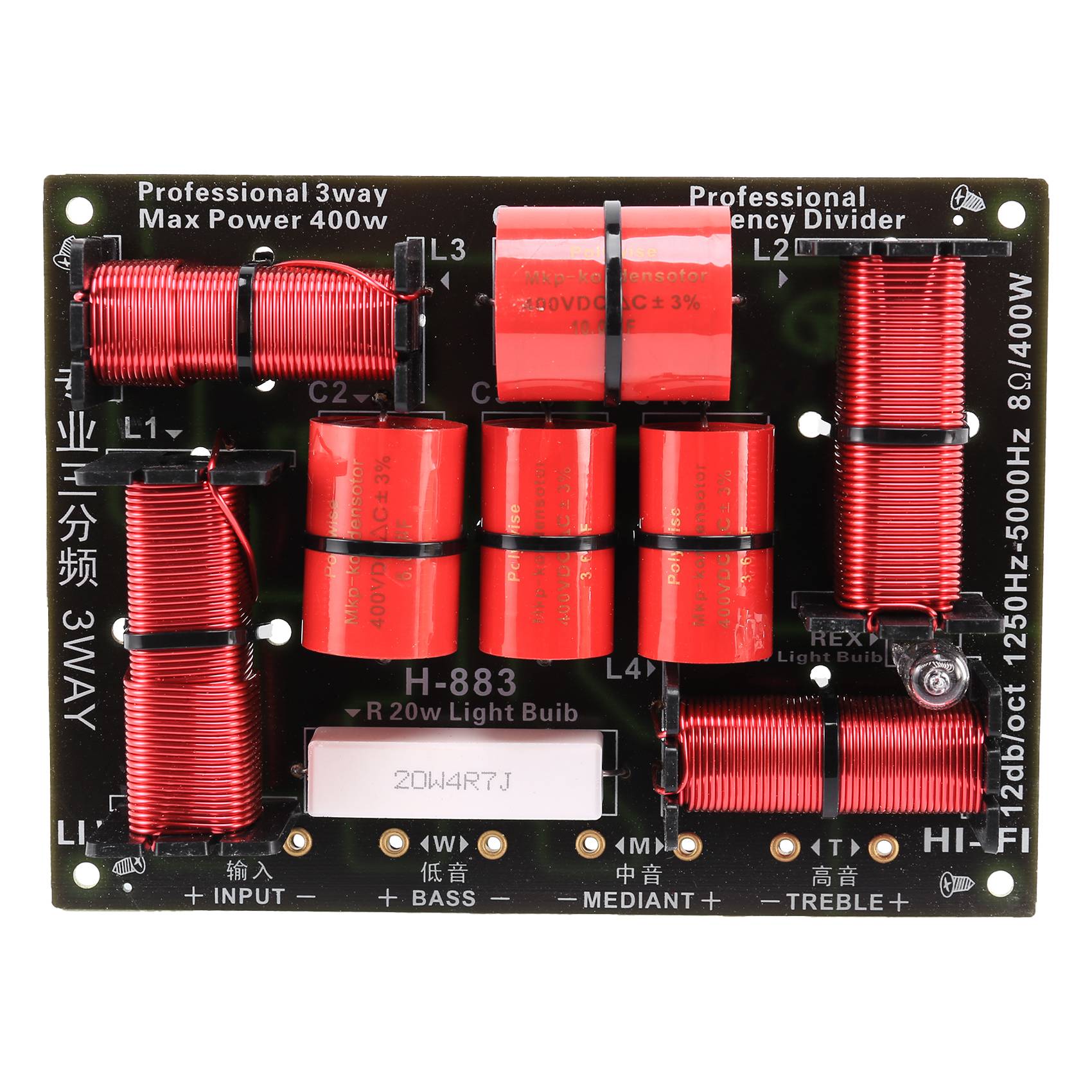 Excellent-400W 3 Way Crossover - Speaker Crossover ulasan dan harga