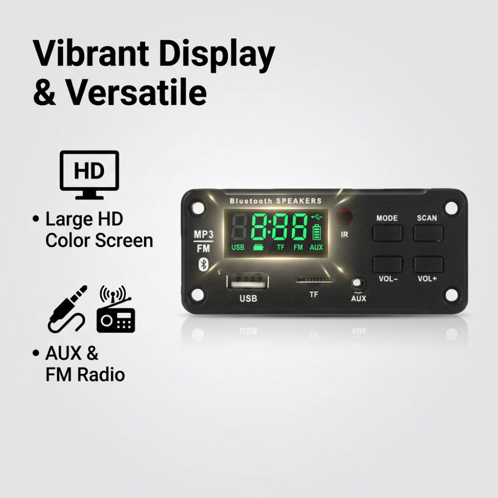 Papan Dekoder Bluetooth MP3 WM - Volume Control Board ulasan dan harga