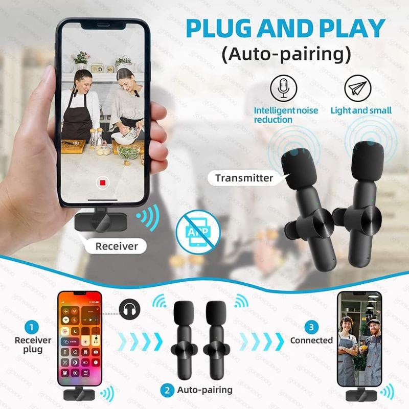 Mikrofon Lavalier Nirkabel unt - Microphone Capsule ulasan dan harga