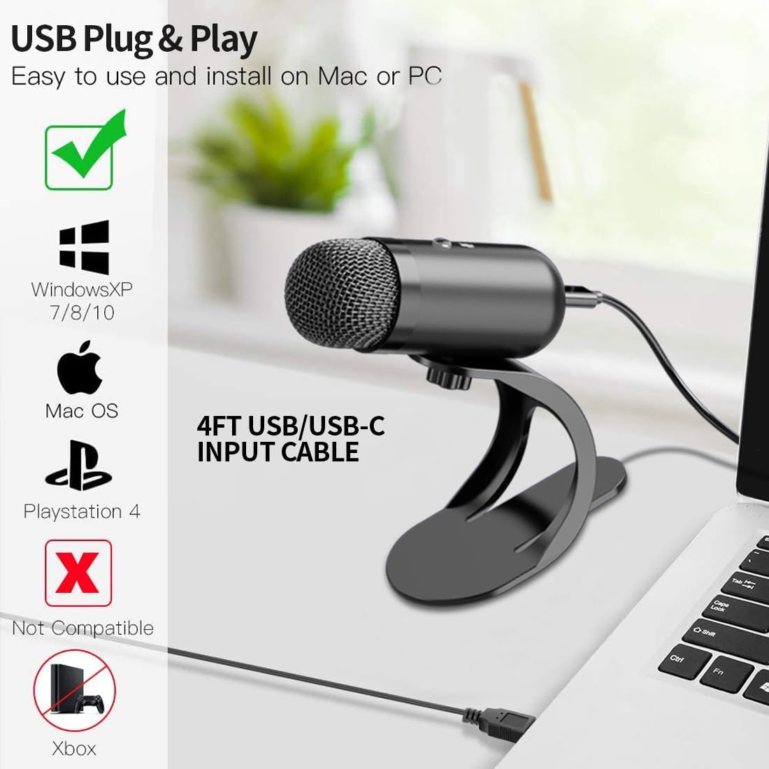 Mikrofon USB Profesional Konde - Microphone Capsule ulasan dan harga