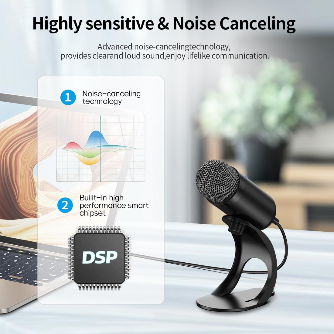 Mikrofon USB Profesional Konde - Microphone Capsule ulasan dan harga
