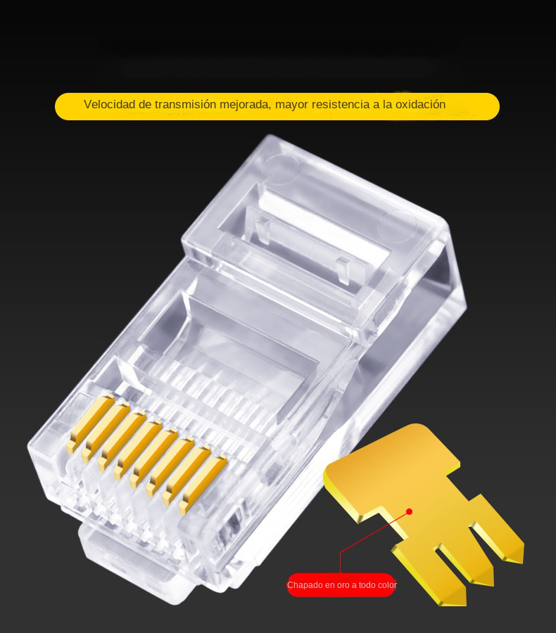 100pcs RJ45 Cat6 Cat5e Konekto - Rj45 Jack ulasan dan harga
