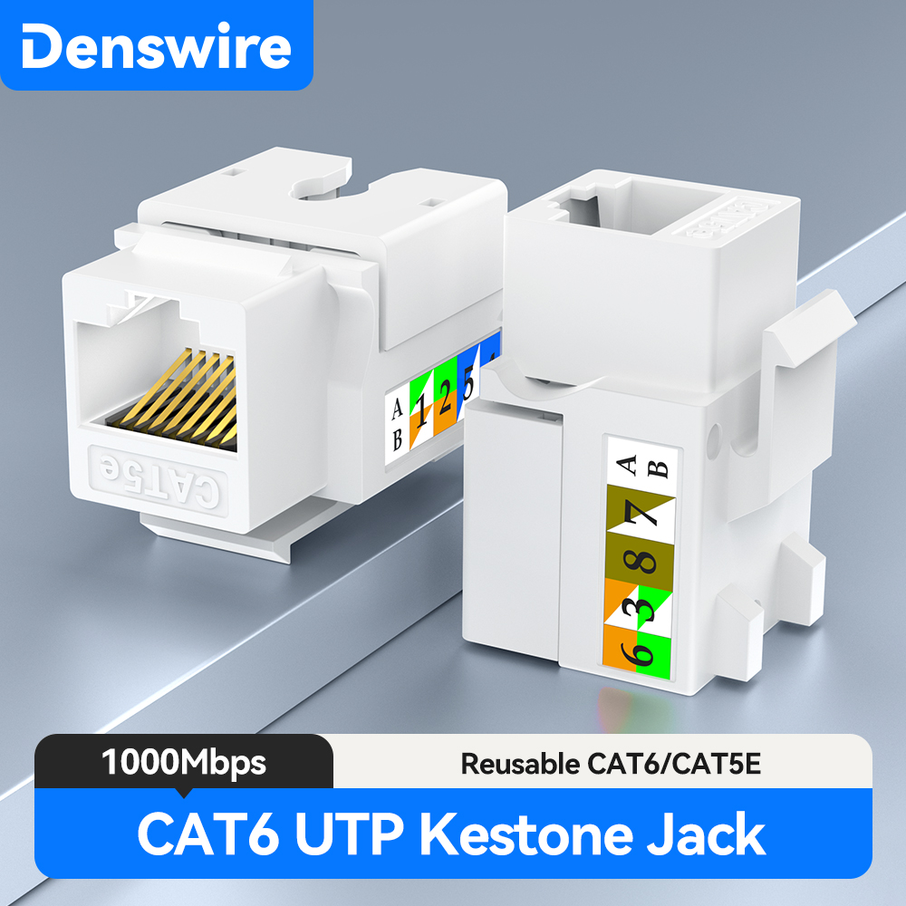 Jack Keystone Denswire RJ45 Ca - Rj45 Jack ulasan dan harga