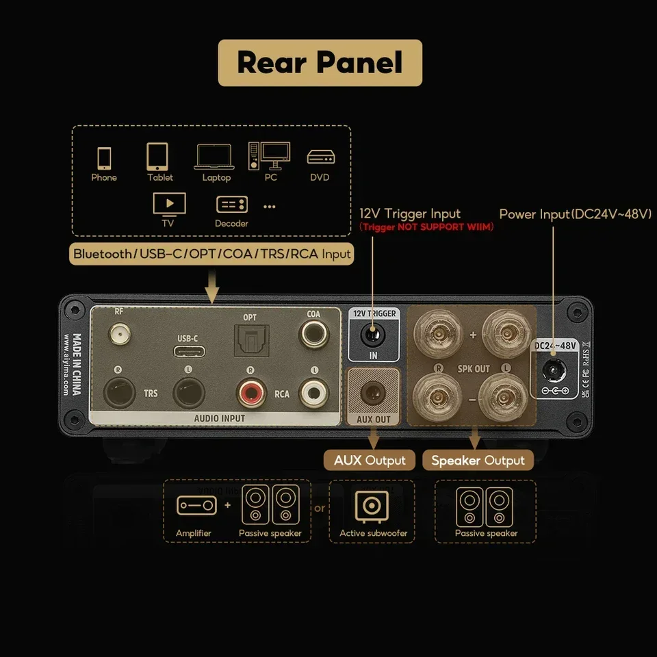 Amplifier Rumah A80 Tersedia,  - Class D Amplifier ulasan dan harga