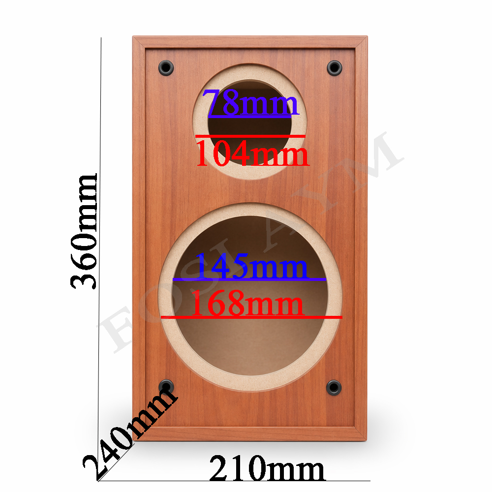 Kabinet Speaker Kayu FOSI AYM  - Speaker Enclosure ulasan dan harga