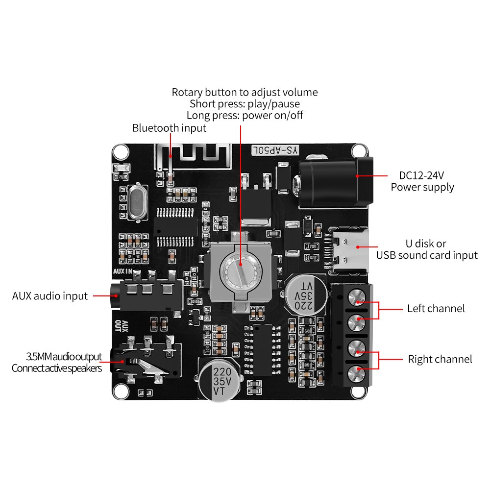 Papan Amplifier Daya Stereo Di - Hifi Amplifier Board ulasan dan harga